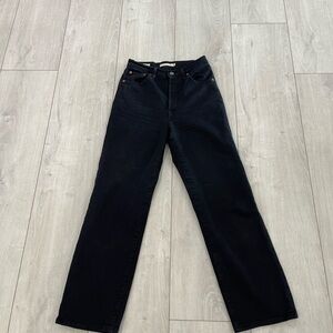 Signature by Levi Strauss Black Straight Leg Jeans